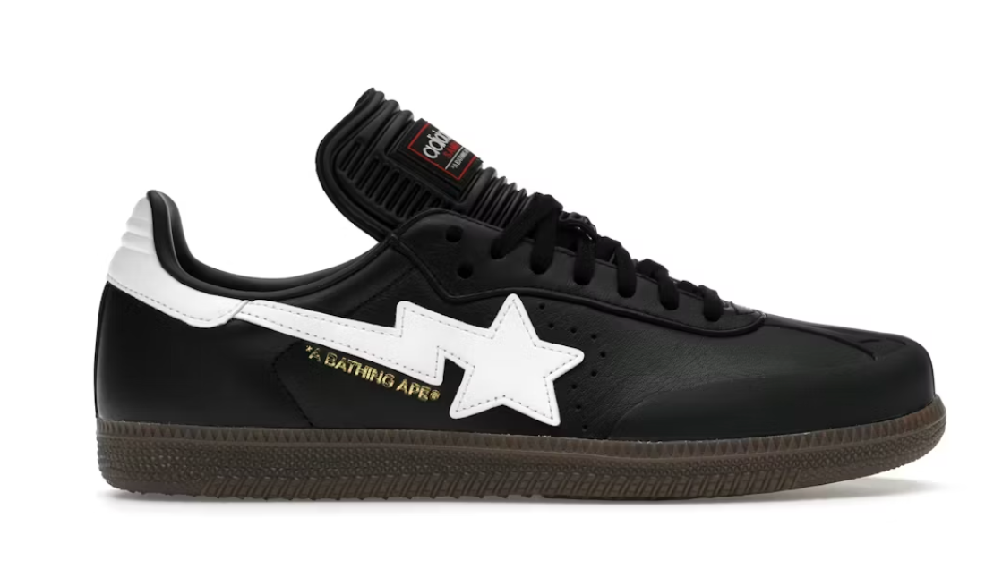 adidas Samba Bape Black White Gum