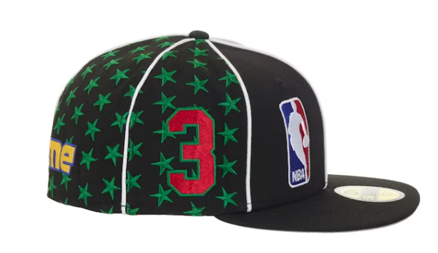 Supreme Mitchell & Ness Teams New Era 59Fifty Fitted Hat Black