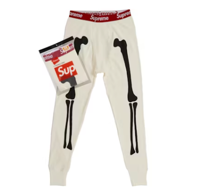 Supreme Hanes Bones Thermal Pant FW25 (1 Pack) White
