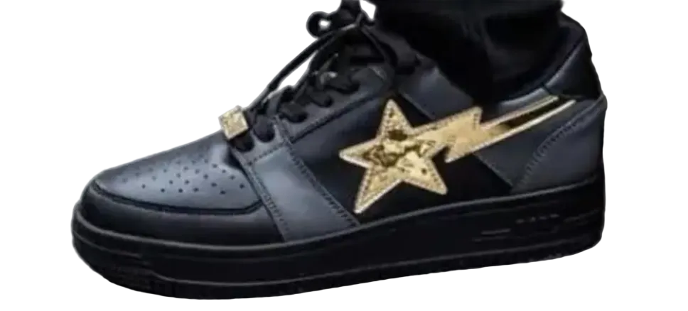 Bapesta Black Gold