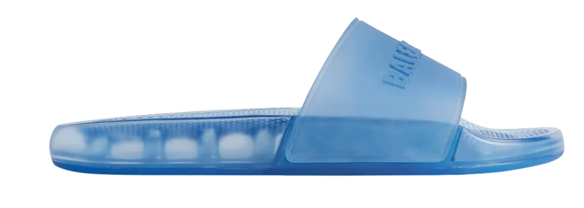 Balenciaga Pool Slide Blue Transparent
