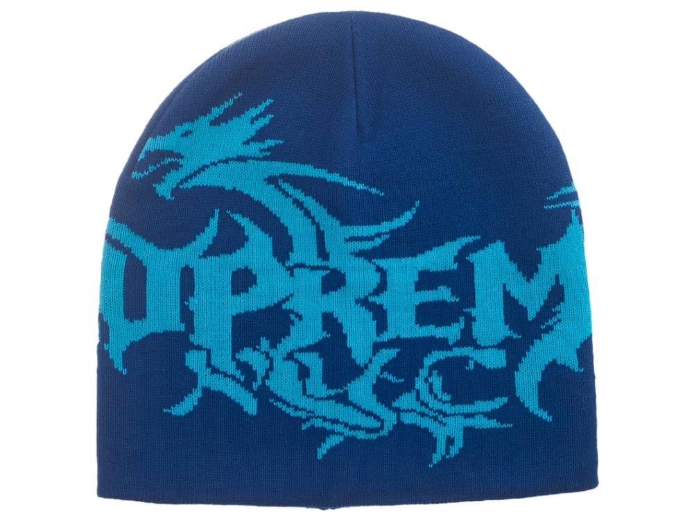 Supreme Dragon Beanie (FW26) Blue