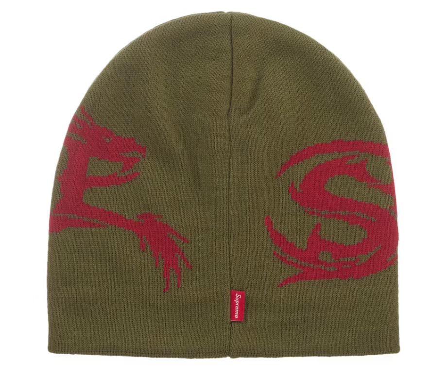 Supreme Dragon Beanie (FW26) Olive