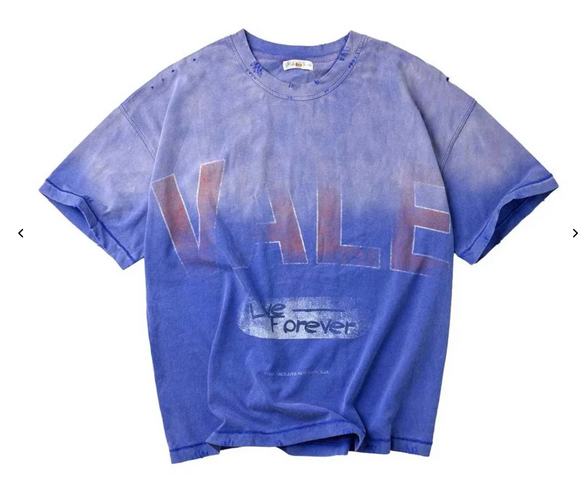Vale Forever Logo Blue Tee