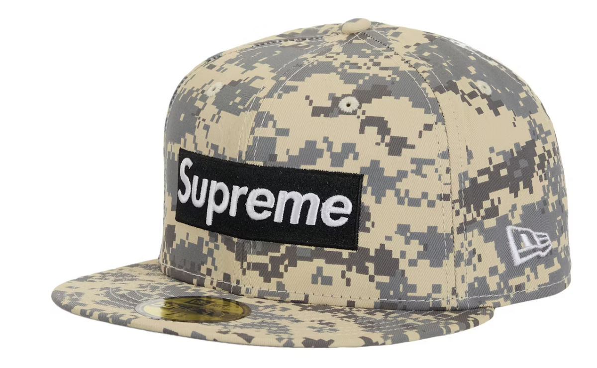 Supreme MLB Teams Box Logo New Era 59Fifty Cap Digital Camo