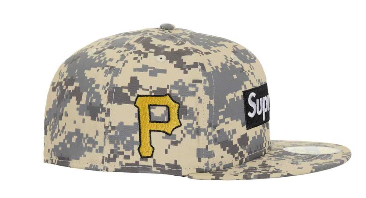 Supreme MLB Teams Box Logo New Era 59Fifty Cap Digital Camo
