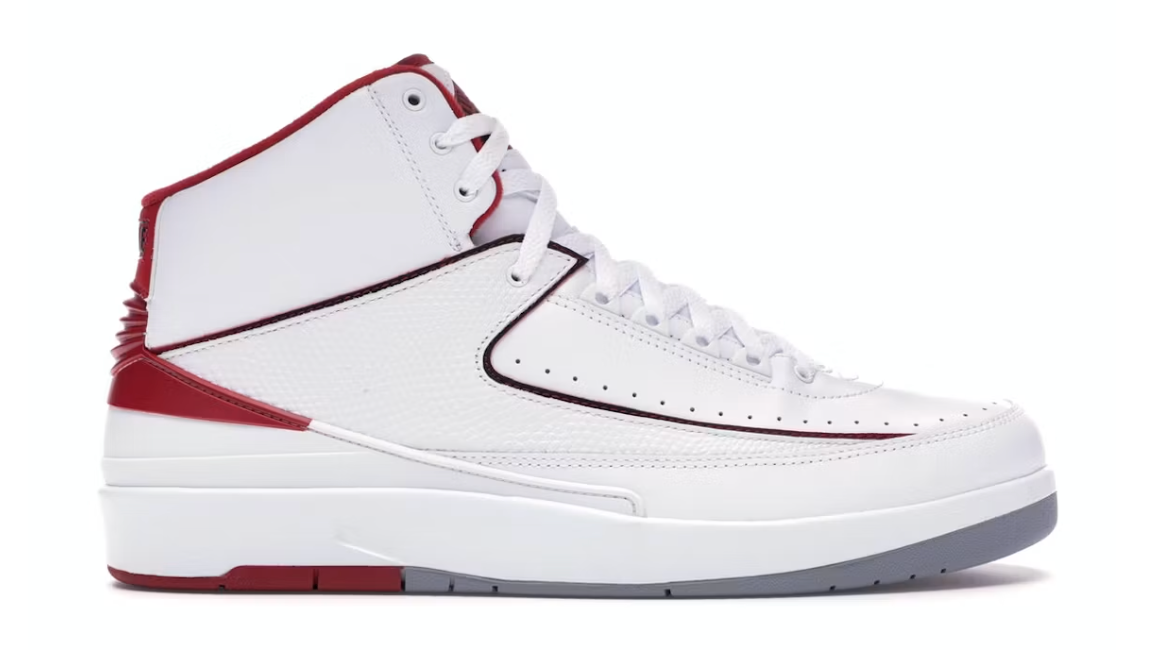 Jordan 2 Retro White Red (2014)
