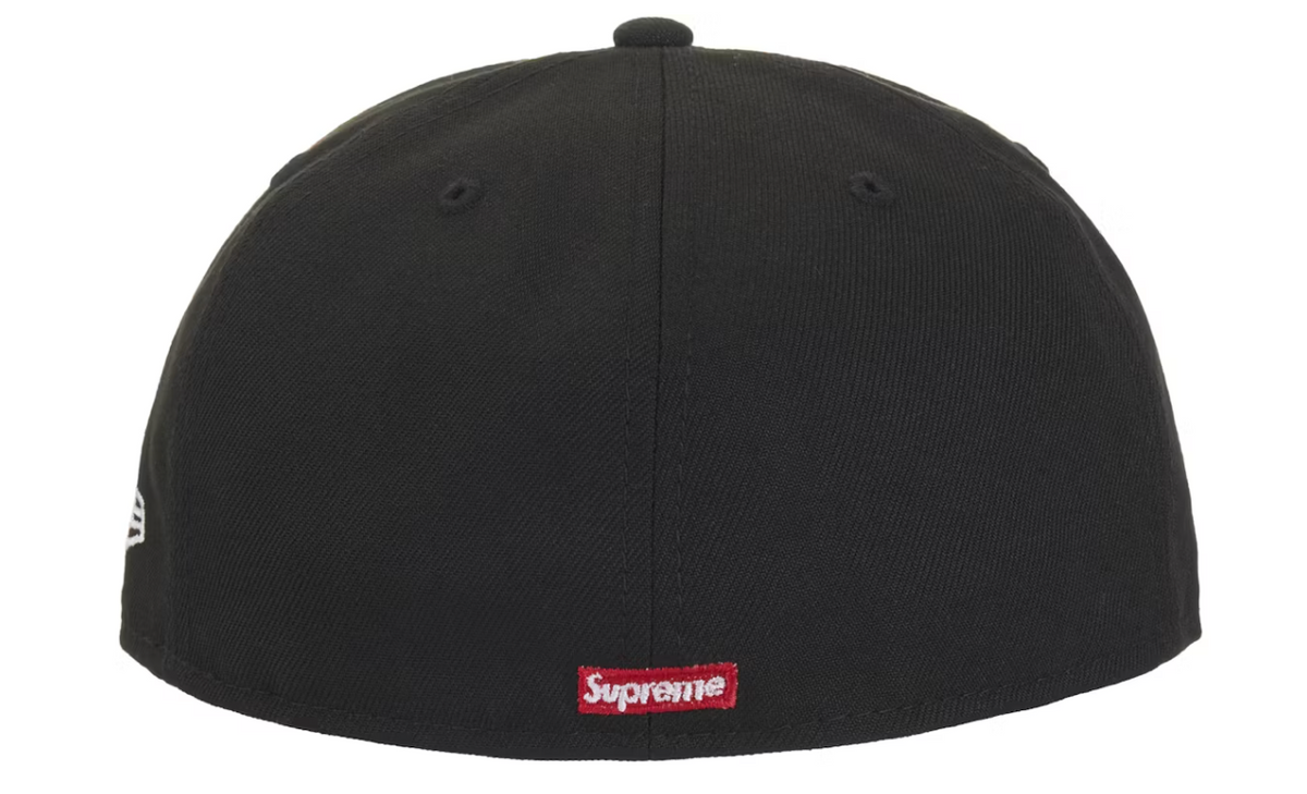 Supreme New Era Reaper S Logo 59Fifty Fitted Hat Black