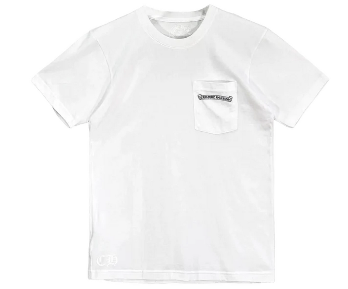 Chrome Hearts Shoulder Logo T-Shirt White