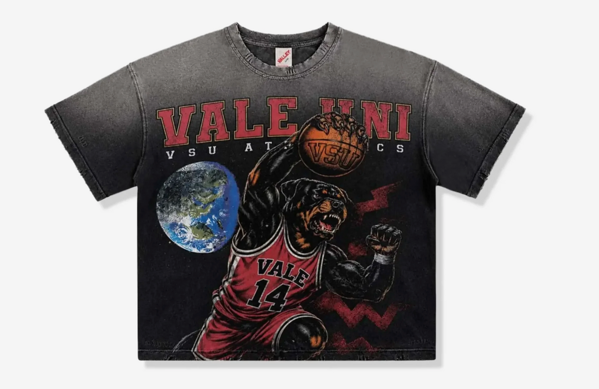 Vale Forever VSU Athletics Dog Basketball T-Shirt Black