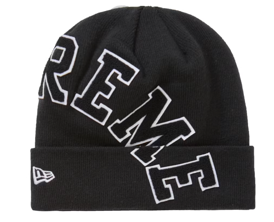 Supreme New Era Big Arc Beanie Black