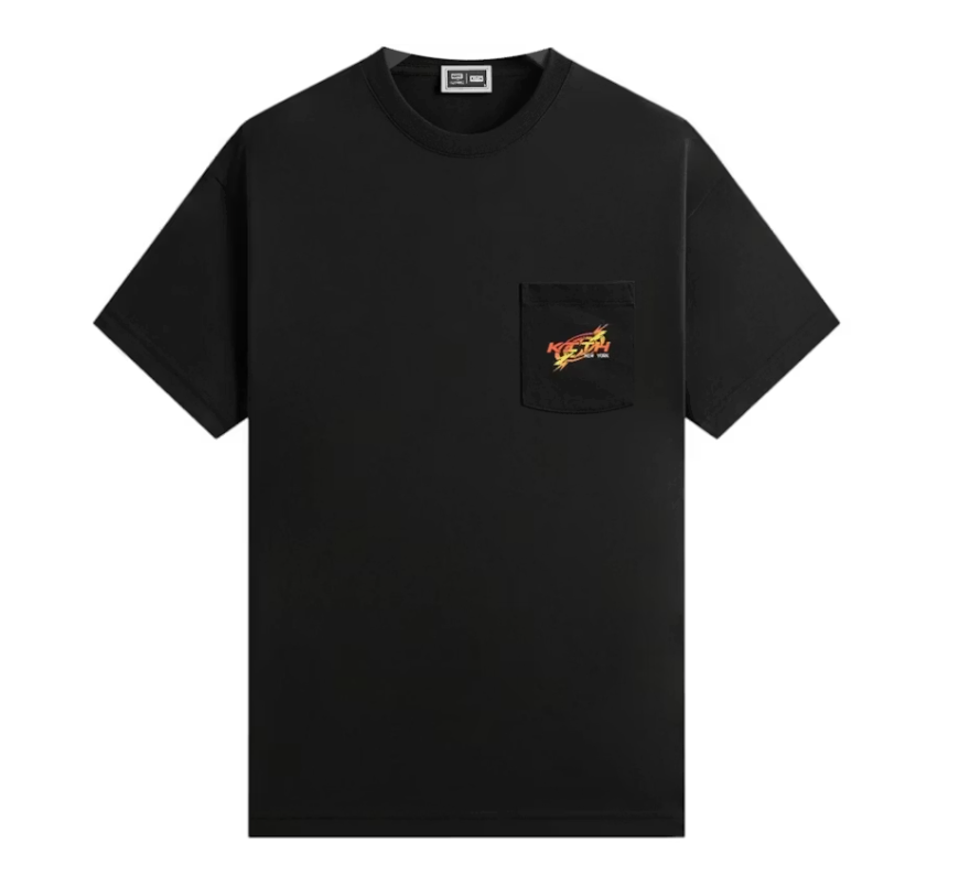 Kith x Marvel vs. Capcom World Vintage Pocket Tee Black
