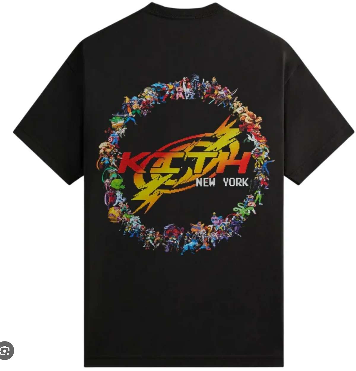 Kith x Marvel vs. Capcom World Vintage Pocket Tee Black