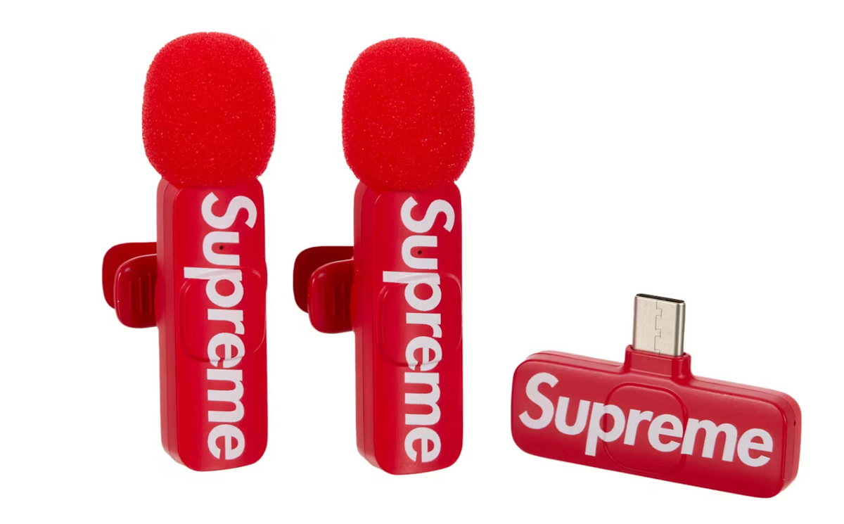 Supreme Mini Mics (Set of 2) Red