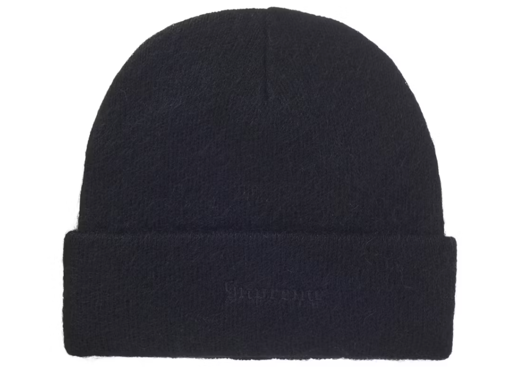Supreme Mohair Beanie (FW25) Black