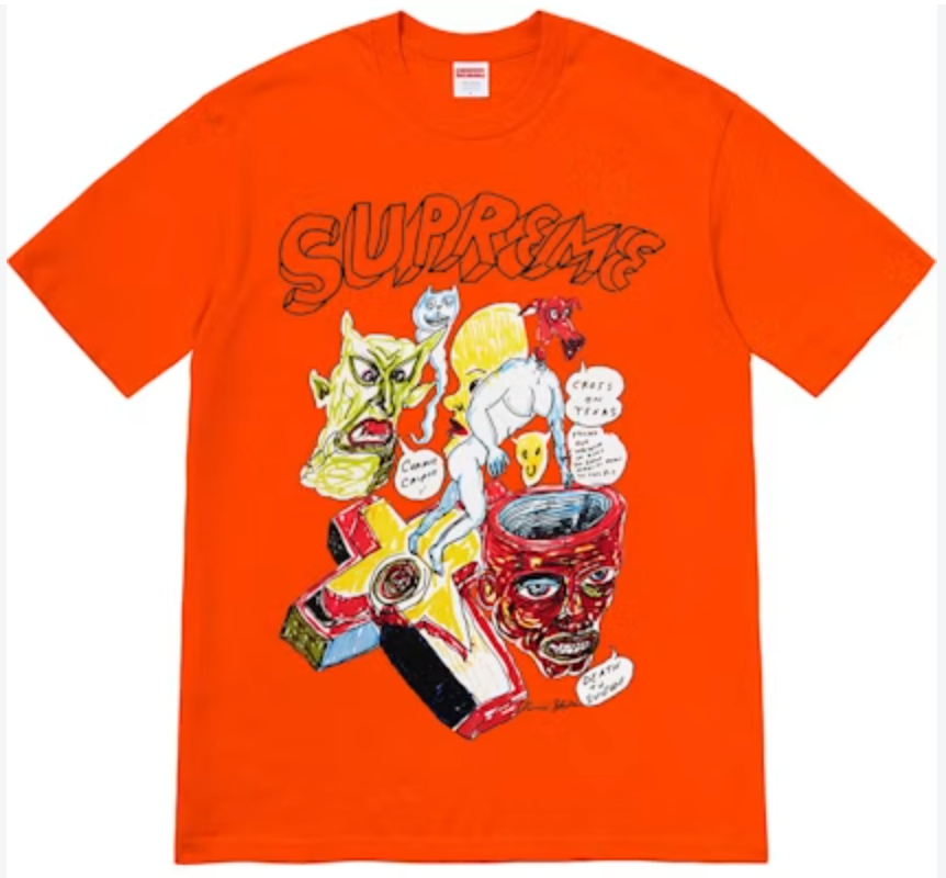 Supreme Daniel Johnston Tee Orange