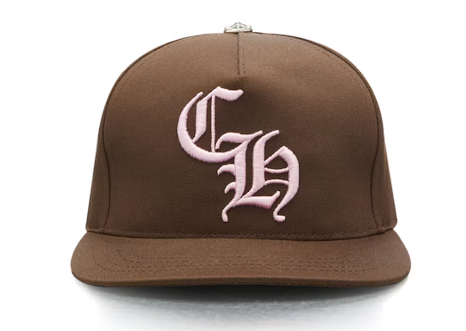 Chrome Hearts CH Baseball Hat Brown/Pink