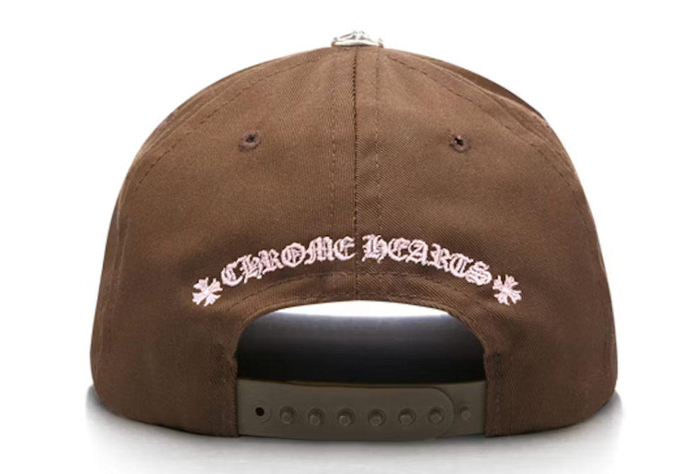 Chrome Hearts CH Baseball Hat Brown/Pink