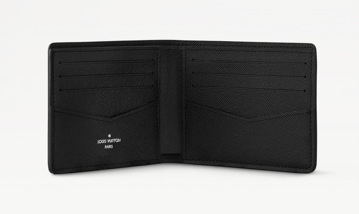 Louis Vuitton Slender Wallet Black Monogram Eclipse