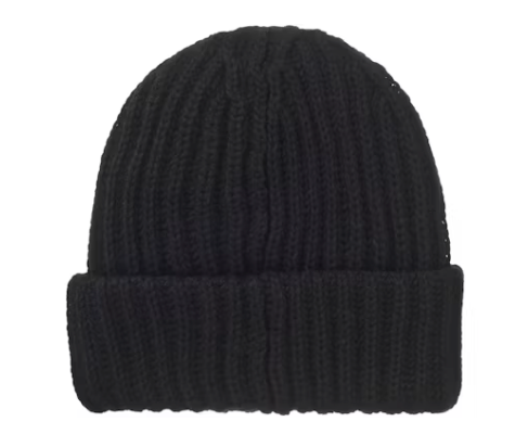 Supreme Classic Logo Chunky Ribbed Beanie (FW24) Black