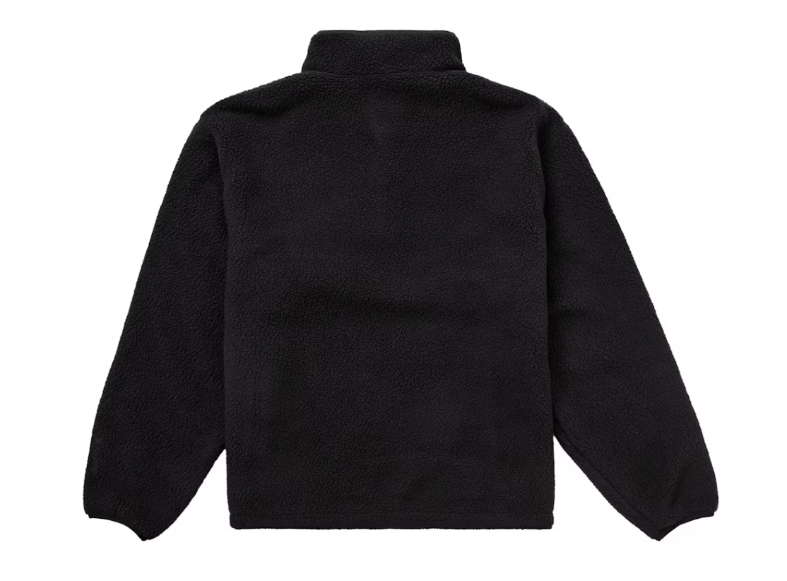 Supreme Polartec Shearling Reversible Pullover (FW24) Black