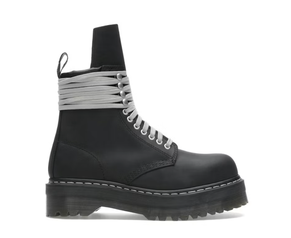 Dr. Martens 1460 DRKSHDW Quad Sole Steel Toe Boot Rick Owens Black