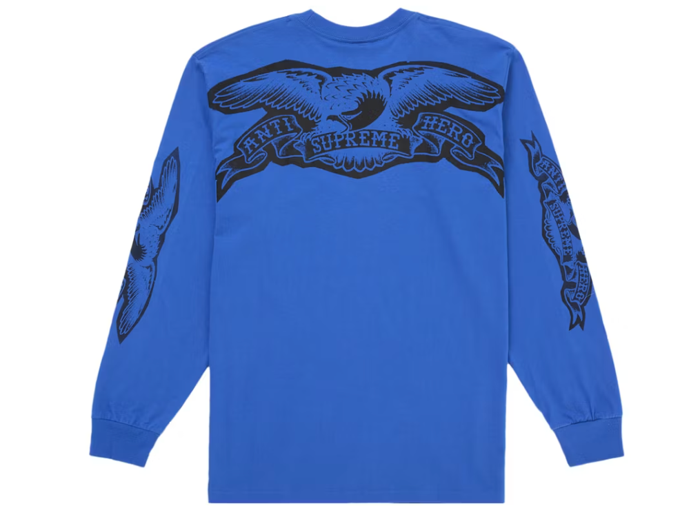 Supreme ANTIHERO Eagle L/S Tee Blue