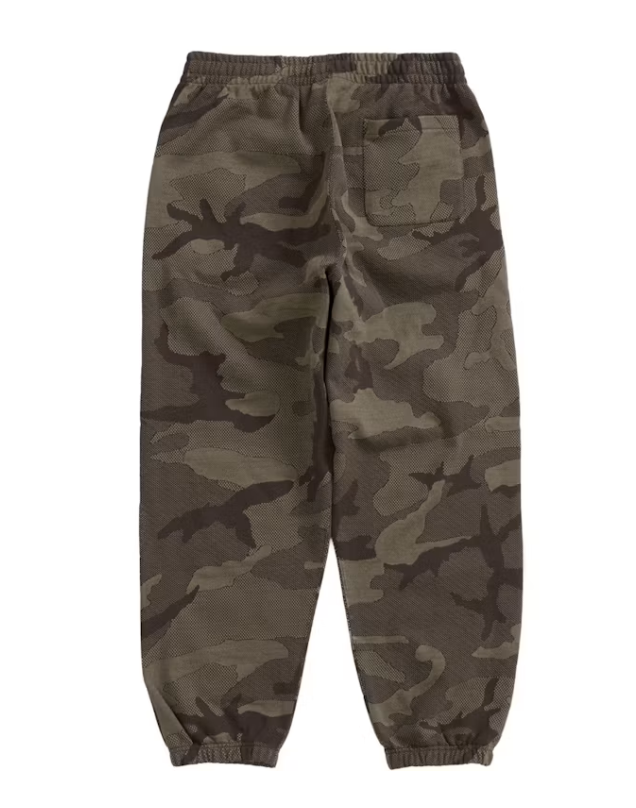 Supreme Jacquard Stripe Sweatpant Brown Camo