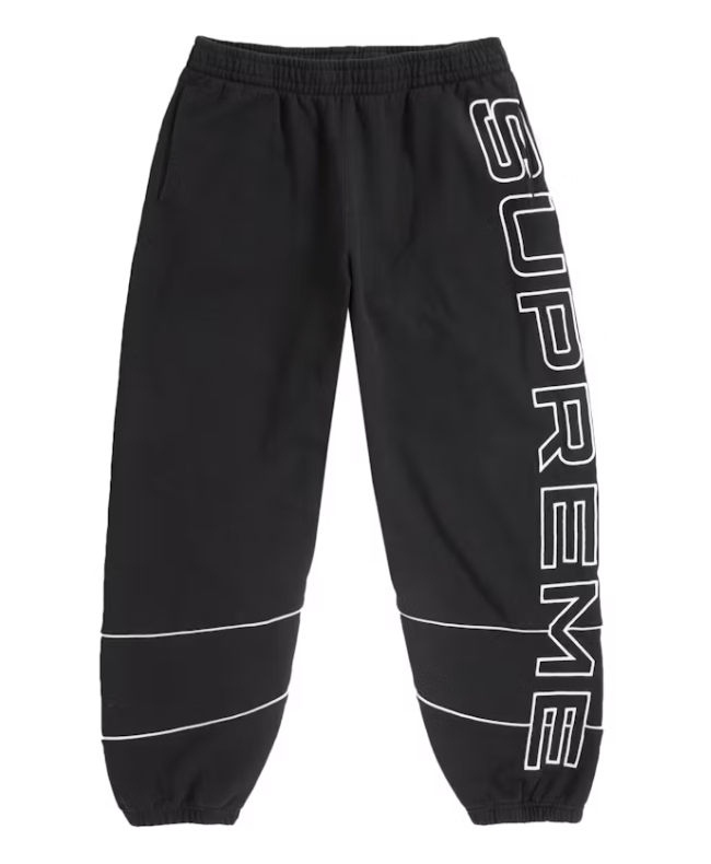 Supreme Paneled Sweatpant Black