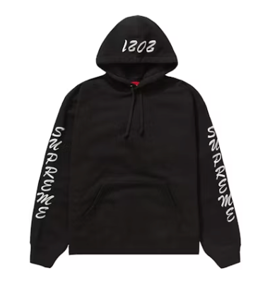 Supreme Guardian Hooded Sweatshirt Black