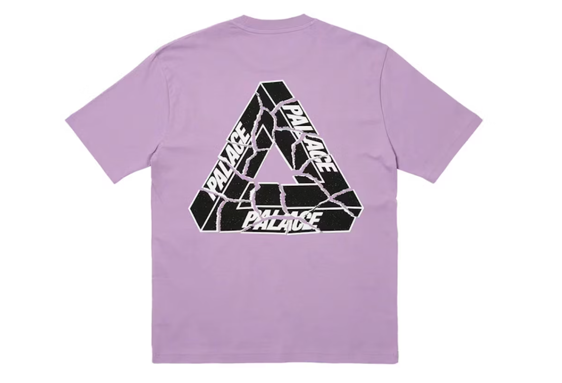 Palace Tri-Ripped T-Shirt Light Purple