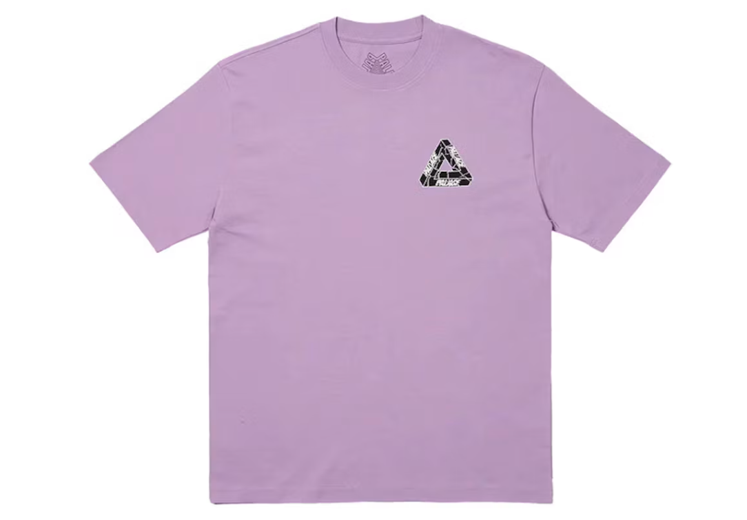 Palace Tri-Ripped T-Shirt Light Purple