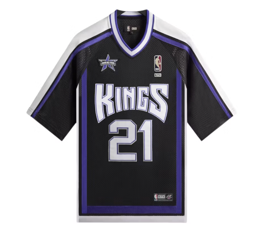 Kith NBA All-Star Sacramento Kings Leon Jersey Black