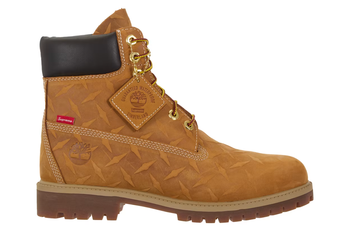 Timberland 6" Premium Waterproof Boot Supreme Diamond Plate Wheat (2026)