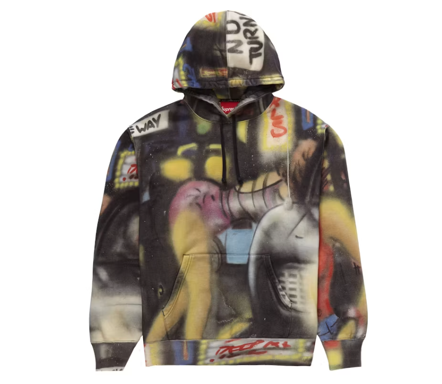 Supreme Lady Pink Hooded Sweatshirt Multicolor