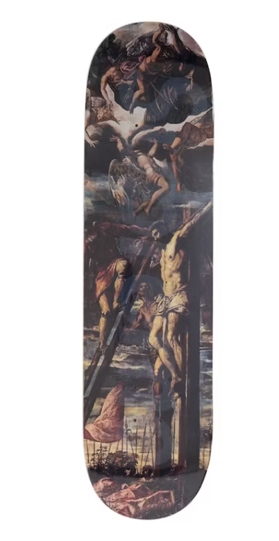 Supreme Crucifixion Skateboard Deck Multicolor
