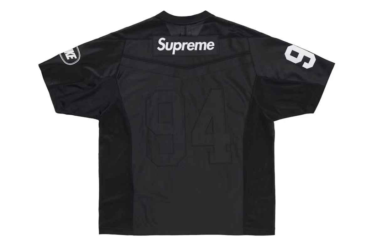 Supreme Nike Football Jersey Black