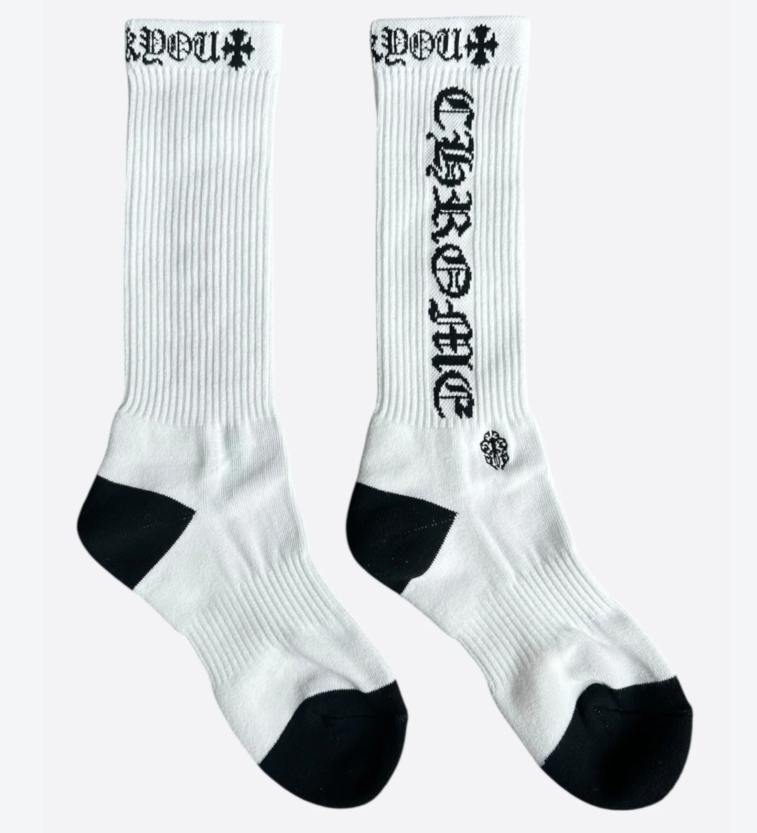 Chrome Hearts CH Socks White Black