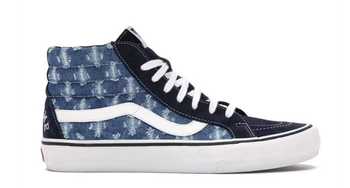 Vans Sk8-Hi Supreme Hole Punch Denim Blue