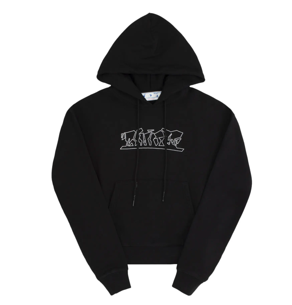 Off-White Figure Of Speech Over Hoodie Black/White