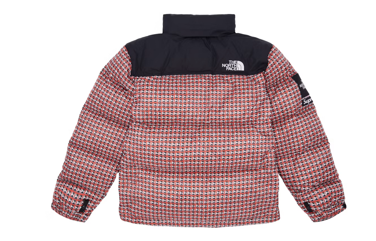 Supreme The North Face Studded Nuptse Jacket Red