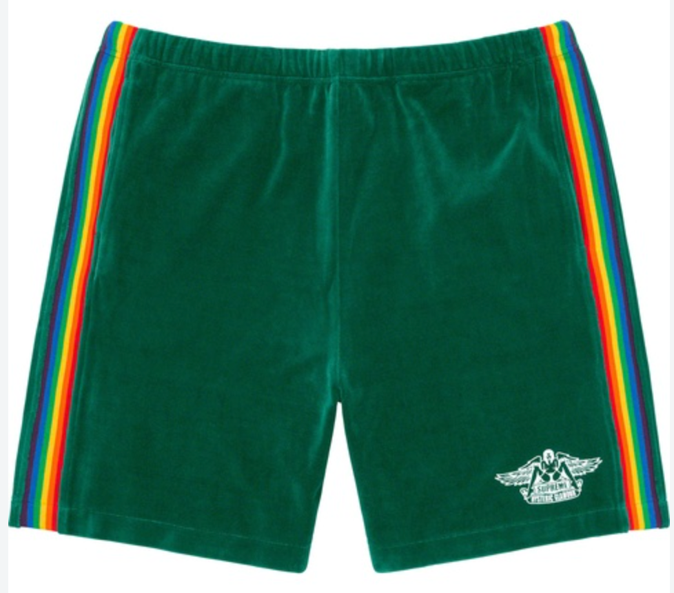 Supreme HYSTERIC GLAMOUR Velour Short Green