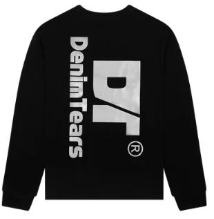 Denim Tears DT Outdoor Long Sleeve Tee Black