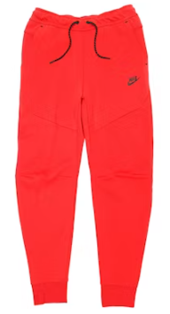 Nike Sportswear Tech Fleece Hoodie & Sweatpants Set Lobster Red Grey Fog White