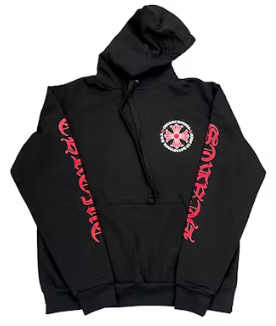 Chrome Hearts Made In Hollywood Plus Hoodie Black Red