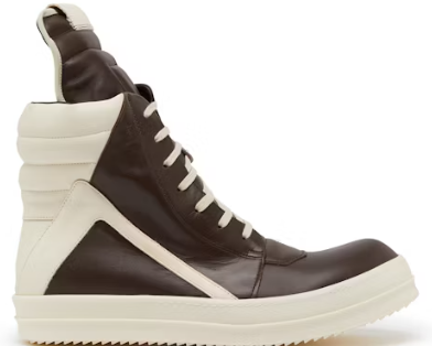 Rick Owens Geobasket Mahogany Milk