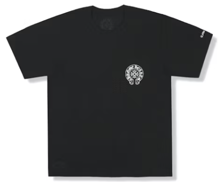 Chrome Hearts Horse Shoe Logo Pocket T-Shirt Black