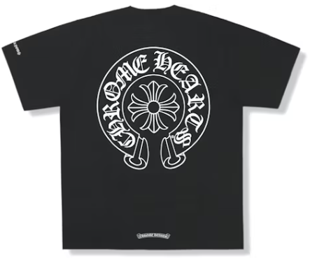 Chrome Hearts Horse Shoe Logo Pocket T-Shirt Black