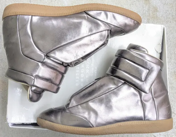 Maison Margiela Future High Metallic Pewter Silver Gum