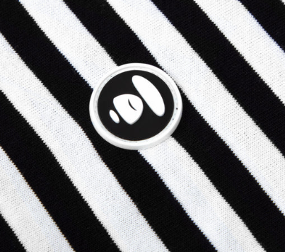 Bape Moonface Striped Tee